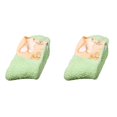 thumbnail image 1 of (2-Pack) Rinsvye Home Women Girls Soft Boot Socks for Men Bed Floor Socks Fluffy Compression Socks for Men Warm Winter Pure Color, 1 of 3