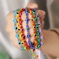 thumbnail image 2 of Pulseras turcas de la suerte contra el mal de ojo para mujeres y hombres, cuentas de cristal coloridas, pulsera con dijes de cuerda trenzada, regalo de joyería de amistad para parejas, 7 Uds. ER, 2 of 6