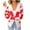 White, variant on BLVB Women's Open Front Cardigan Sweaters Heart Graphic Long Sleeve Loose Valentines Sweater Outerwear