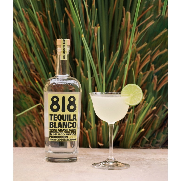 818 Tequila 750ml Bottle, ABV 40%, Smooth Blue Weber Agave with