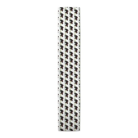 

Creative Products Black Bear Pattern 16x90 Poly Twill Table Runner