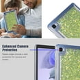 thumbnail image 3 of ELEHOLD for Samsung Galaxy Tab A7 Lite 8.7 Glitter Case Slim Lightweight Anti-Scratch Shockproof Full Protective Gradient Glossy Glitter Back Case for Samsung Tab A7 Lite (2021) - Yellow, 3 of 7