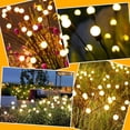 thumbnail image 7 of Solar Garden Lights, 2 Pack Upgraded 16 LED Solar Powered Firefly Lights, Solar Outdoor Decorative Lights, Starburst Flexible Swaying Waterproof Garden Lights for Yard Patio Pathway Fence, Warm White, 7 of 7