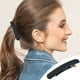 thumbnail image 4 of Pasadores para el cabello para mujeres y niñas | Clip francés plano de fuerte sujeción en 12 colores | Horquilla de pelo vintage | Antideslizante para cabello grueso, medio y fino | 3.74 pulgadas, 4 of 4
