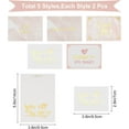 thumbnail image 2 of Anniversary Cards I Love You Pink Cards for Her/Him 10 Sheets Best Wishes Card for Your Husband Wife on Valentine’s Day Anniversary Birthday Mother's Day Just Because DIY Mixed Patterns, 2 of 7