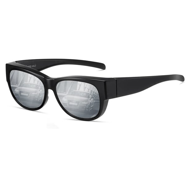 Sheen Kelly Oversized Polarized Fit Over Sunglasses Women Men Tr90 Mirrored Over Glasses Cat Eye 