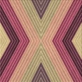 thumbnail image 1 of Ahgly Company Indoor Square Patterned Brown Sand Brown Area Rugs, 5' Square, 1 of 1
