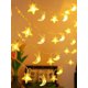 thumbnail image 4 of 1pc 10/20/40 Led 1.5/ 3/6M Set Of Multicolor Moon Warm Star String Garden Lights, Excluding Battery, 4 of 5