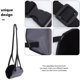 thumbnail image 3 of unbranded Footrest Colgante Ajustable Oscuro Para Ergonómica Para Relajación En Viajes, 3 of 7