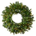 thumbnail image 2 of 30" Pre-Lit Battery Operated Mixed Pine Cashmere Christmas Wreath - Clear Lights, 2 of 9