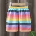 thumbnail image 2 of KPOPLK Cotton Shorts for Boys Summer Casual PJS Khaki Shorts Elastic Waist Shorts with Pockets 3M-4Years Size 5-6 Years,Multicolour, 2 of 7