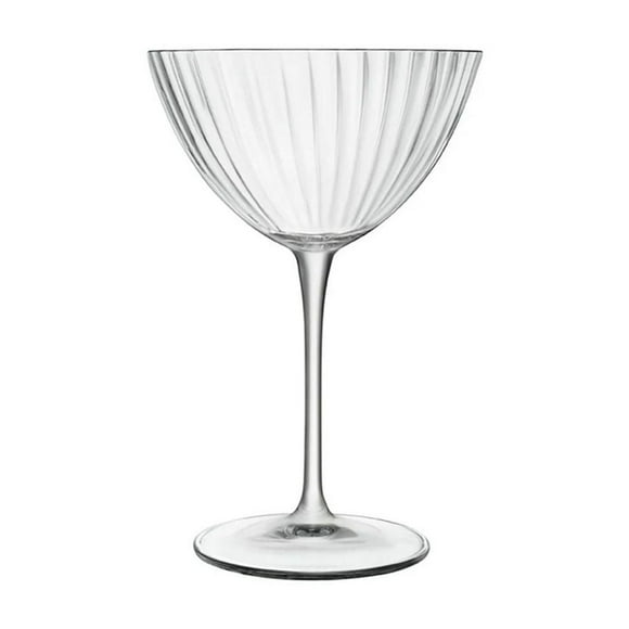 De fabrication Italienne, Luigi Bormioli Optica Verre de Martini 22 cl (lot de 4)