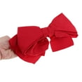 thumbnail image 4 of Unique Bargains 1 Pc Grace Bow Ribbon French Barrette Hair Clips for Home Red, 4 of 5