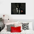 thumbnail image 5 of JEUXUS African American Wall Art Pictures Paintings Canvas Print for Living Room Bedroom Home Office Framed, 5 of 5