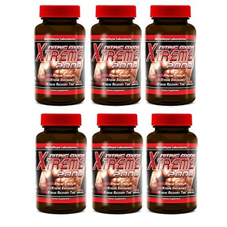 Maritzmayer Lab Nitric Oxide Xtreme Muscle Growth Supplement 90 Capsules Per Bottle (6