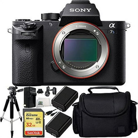  Sony a7 II Full-Frame Alpha Mirrorless Digital Camera a7II  ILCE-7M2/K with FE 28-70mm F3.5-5.6 OSS Lens Kit and Deco Gear Professional  Photo Video Camera Case 2X Extra Battery Power Editing