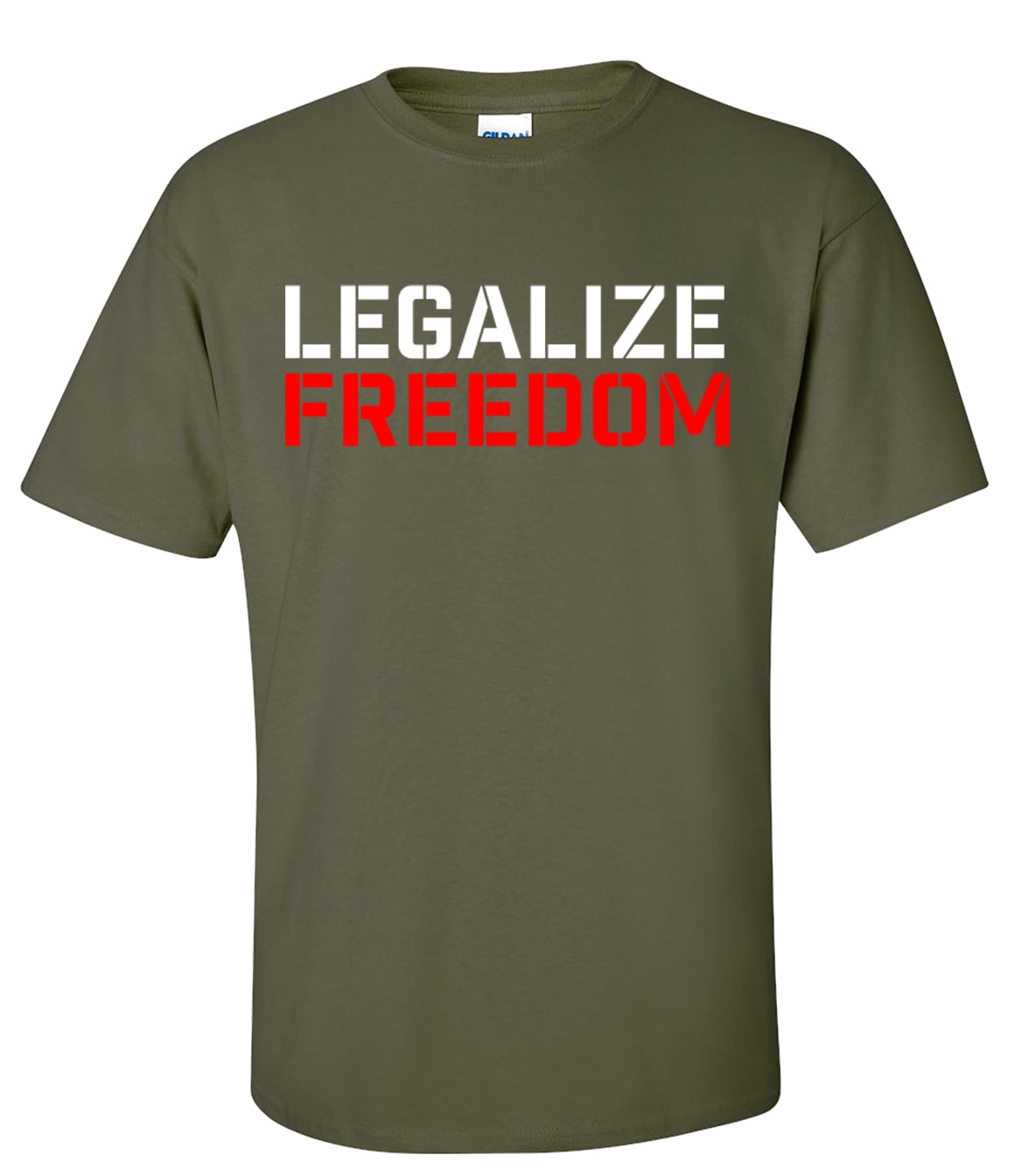 Trenz Shirt Company Legalize Freedom Unisex Short Sleeve T-shirt - Picture 14 of 25