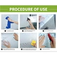 thumbnail image 5 of Privacy Window Film under $5! Yrmaups Frosted Window Film, Static Cling Privacy Window Tint for Bathroom, Heat Control Sun Blocking Window Covering, Removable and Reusable, 5 of 9