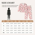 thumbnail image 4 of Sigee Cute Pink Snowman Cat for Women’s Pajama Sets Long-Sleeved Pjs Sets for Women 2 piece Sleepwear-Large, 4 of 7