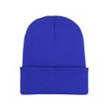 thumbnail image 2 of jiaroswwei Beanie Elastic Warm Woolen Yarn Roll up Edge Skull Cap for Spring, 2 of 8