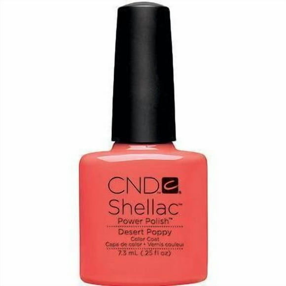 Esmalte de uñas CND Shellac Power Polish Color Coat Desert Poppy