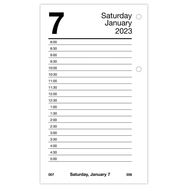 at-a-glance-2023-ry-daily-loose-leaf-desk-calendar-refill-standard-3-1-2-x-6-walmart-com