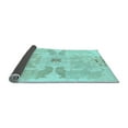 thumbnail image 2 of Ahgly Company Indoor Rectangle Abstract Light Blue Modern Area Rugs, 7' x 10', 2 of 4