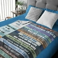 thumbnail image 5 of to My Daughter Blanket Gifts from Mom Dad, Valentine's Day Birthday Gifts for Daughter Gifts for Graduation Wedding Christmas Flannel Fleece Warm Cozy Lightweight Throw Blankets for Bed Sofa 50"x60", 5 of 5