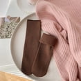 thumbnail image 3 of CYSFASHION 5Pair Cozy Socks for Women Cute Winter Clothing Ankle Cozy Funny Unisex Wool Socks Mens Coffee, 3 of 4