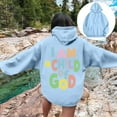 thumbnail image 2 of I Am A Child Of God Hoodie Unisex Plus Size Pullover Warm Sweatshirt Cozy Casual Winter Fall Top, 2 of 2