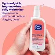 Clean & Clear Essentials Dual Action Moisturizer, 4 fl. oz