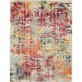 thumbnail image 2 of Nourison Celestial Abstract Pink/Multicolor 7'10" x 10'6" Area Rug, (8x11), 2 of 8