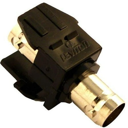 Bnc Module - Leviton HAI 41084-BEF Quickport Bnc Module Black