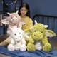 thumbnail image 5 of Lindo pequeño juguete de peluche de dragón, súper suave, alas de color sólido, muñeco de dinosaurio, regalo sorpresa de cumpleaños y Navidad para niños y amigos, 5 of 5