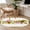 Yellow Black, variant on Round Area Rug 4 Ft, Sunflower Washable Non-Slip Circle Carpet for Living Room/Bedroom, Pink Yellow Floral Elegant Pastoral Checkered Low-Profile Crawling Mats Collection Rugs for Indoor