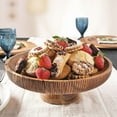 thumbnail image 2 of Fitz and Floyd Caleb Natural Foot Server Cake Stand, 2 of 9