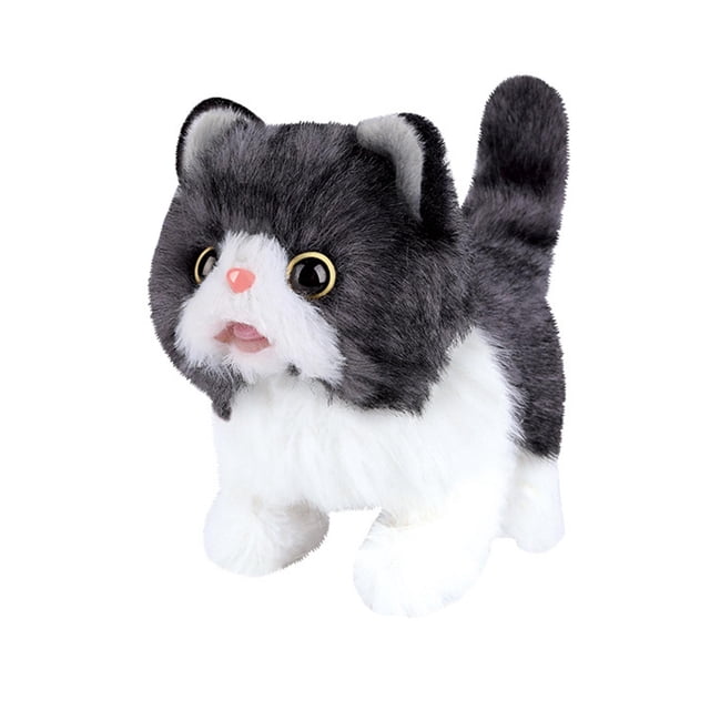 gato de peluche Juguete De Peluche De Gato Eléctrico, Juego Interactivo De Peluche Para Pequeños, Estilo De Bebé B