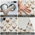 thumbnail image 3 of Sikiie Various Chicken Print Flannel Anti-slip Floor Mat 16x24in, Thickened Dustproof Entrance Door Mat Floor Mat for Kitchen, Bathroom, Laundry Room, 3 of 7