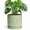 Green, variant on Wliror 4 Inch Retro Blue Ceramic Planter Pot with Drainage Hole & Saucer, Decorative Indoor Flower Pot for Succulent Cactus Herb Desk Windowsill Decor