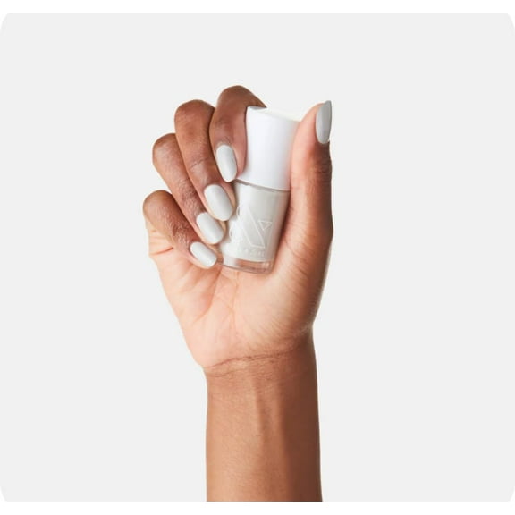 Olive & June Long Lasting Nail Polish | Plump, Gel-Like Finish No Lamp Needed Lasts up to 10 days | Salon-Quality Color at Home | Vegan & Cruelty-Free Chip-Resistant | Cloudy Skies, Misty Grey