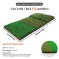 thumbnail image 1 of 5 Styles Mini Practice Durable PP Grass Pad Backyard Exercise New Golf Hitting Mat Indoor Outdoor Golf Training Aids Drop Ship Three Grass, 1 of 6