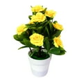 thumbnail image 1 of Artificial Flower Eco-friendly Washable 4 Colors Bonsai Pot Plant for Home, 1 of 10