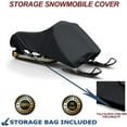 Snowmobile Sled Storage Cover Compatible For Arctic Cat Panther 570 ESR