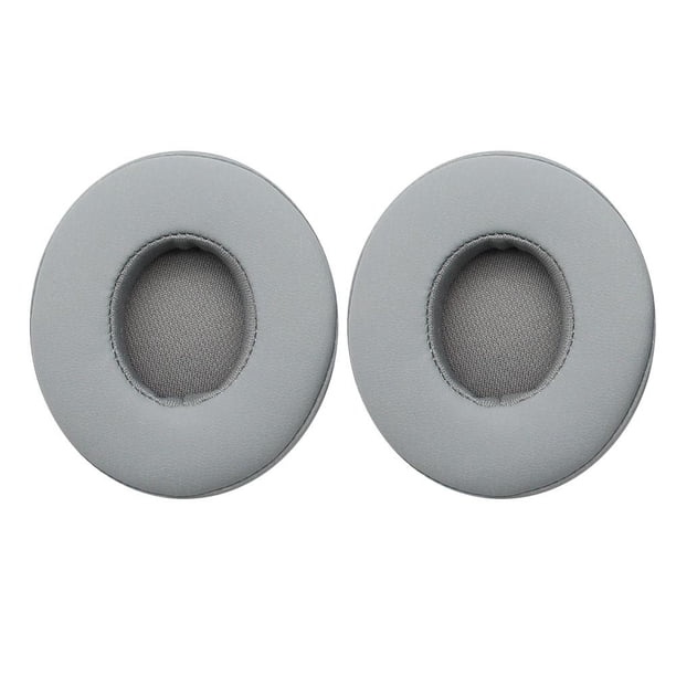 Tmvgtek 1 Par De Almohadillas De Repuesto Para Auriculares Inalámbricos Beats Solo 2/3 (Gris)