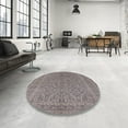 thumbnail image 3 of Ahgly Company Indoor Rectangle Mid-Century Modern Sandstone Brown Oriental Area Rugs, 2' x 3', 3 of 6