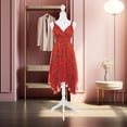 thumbnail image 7 of FDW Adjustable Female Dress Form Sewing Mannequin, 50-63" Waist, White, Wooden Tripod Stand, 7 of 7