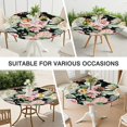thumbnail image 7 of Pioneer Flower Floral Print Pattern Round Fitted Tablecloth with Elastic Edge,Dining Table Cover Waterproof,Outdoor Round Tablecloth for Camping,Dining,Indoor and Outdoor, 7 of 7