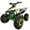 Green/Green, variant on X Pro P011 Green 125 cc ATV with Reverse LED Headlights Big19 18 Tires