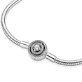 thumbnail image 3 of Pandora Moments Halo Snake Chain Bracelet, 3 of 3