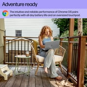 HP 15.6 HD Chromebook Laptop, Intel Pentium Silver N6000, 8GB RAM, 128GB eMMC, Mineral Silver, 15a-na0058wm